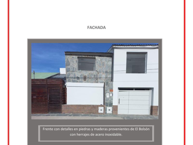 DUEÑO VENDE CHALET EN ZONA PETROLERA (PATAGONIA)