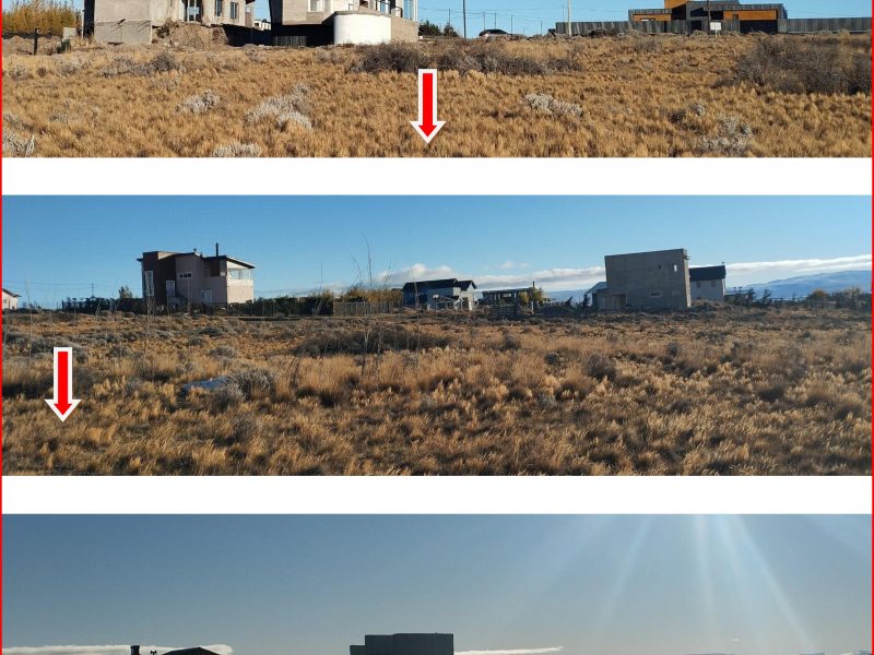 DUEÑO VENDE TERRENO FRENTE AL LAGO B° RESIDENCIAL - EL CALAFATE
