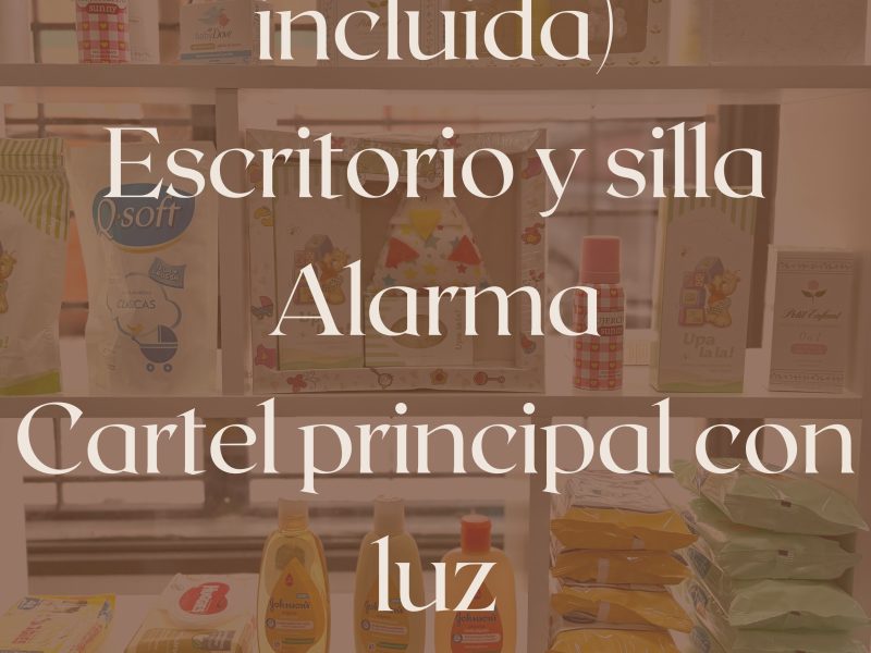 Vendo Fondo de Comercio Pañalera Integral