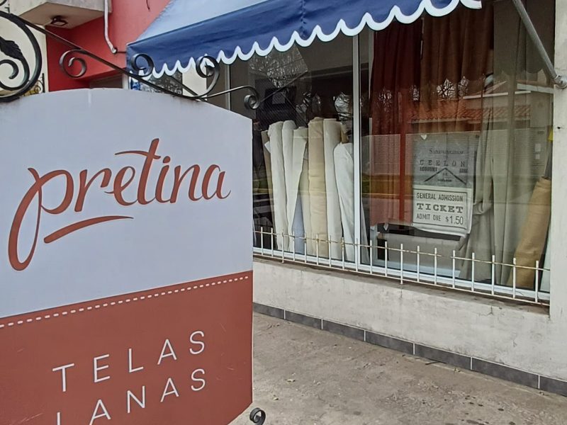 Pretina, telas y lanas reconocido comercio de Funes