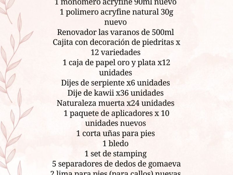 Venta de lote de estética